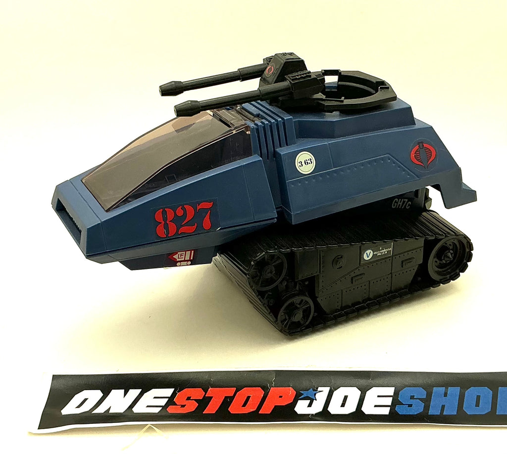2008 25TH ANNIVERSARY G.I. JOE COBRA H.I.S.S. HISS III TANK TARGET EXCLUSIVE VEHICLE ONLY LOOSE 100% COMPLETE DECLAS APPLIED+ BLUEPRINTS