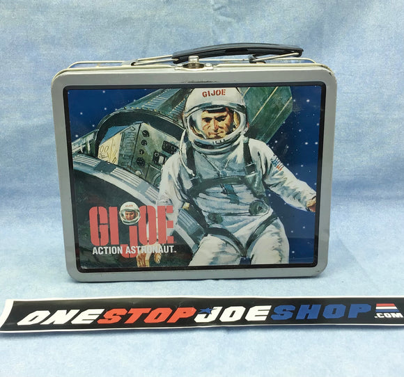 1998 G.I. JOE ACTION ASTRONAUT CLASSIC COLLECTION TIN LUNCHBOX 100% COMPLETE