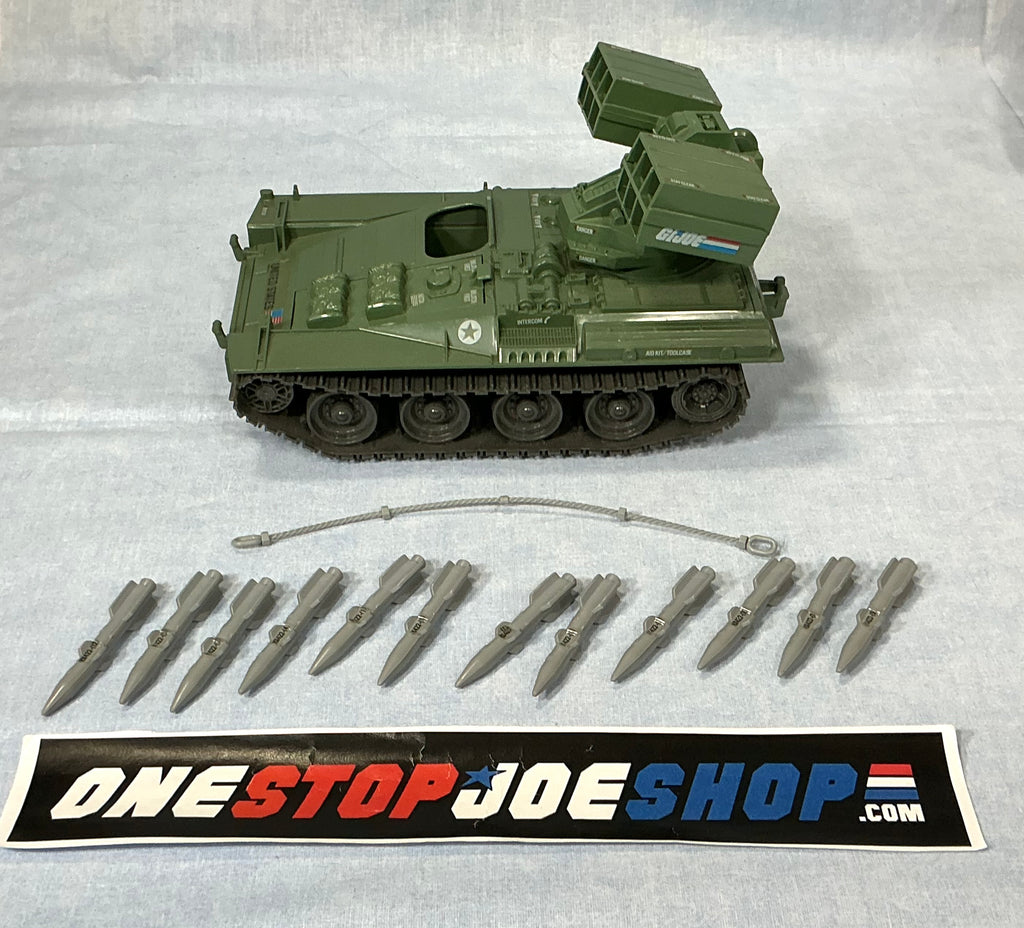 1983 VINTAGE ARAH G.I. JOE WOLVERINE ARMORED MISSILE VEHICLE ONLY LOOSE 100% COMPLETE (f)