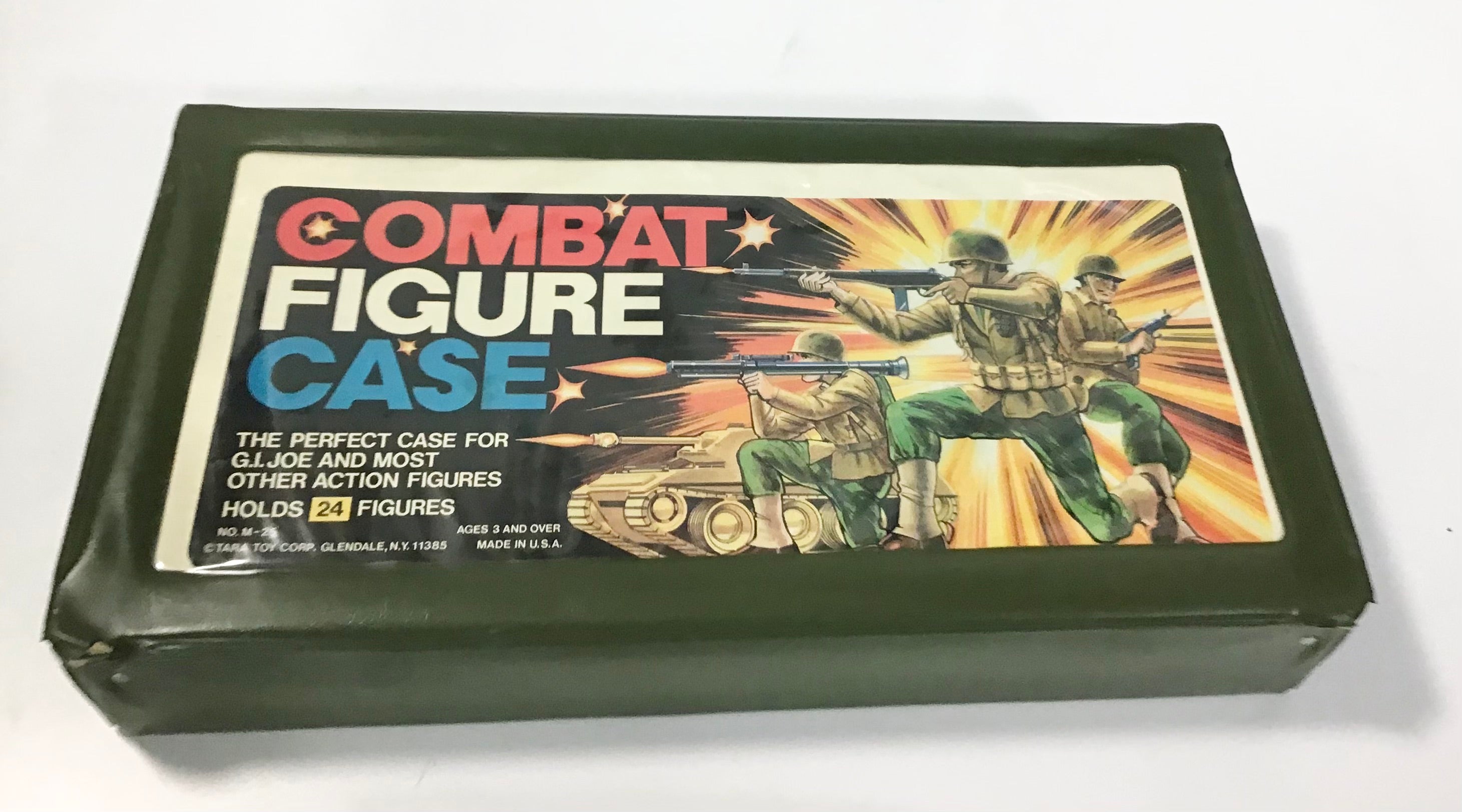 Vintage 1984 store GI Joe collector case with action figures