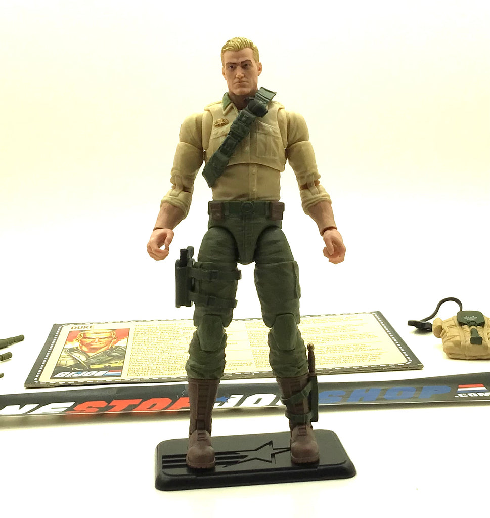 2024 CLASSIFIED RETRO CARDBACK G.I. JOE DUKE 6" FIGURE LOOSE 100% COMPLETE + F/C
