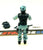 1988 VINTAGE ARAH G.I. JOE SHOCKWAVE V1  S.W.A.T. SPECIALISTS LOOSE 100% COMPLETE (c)