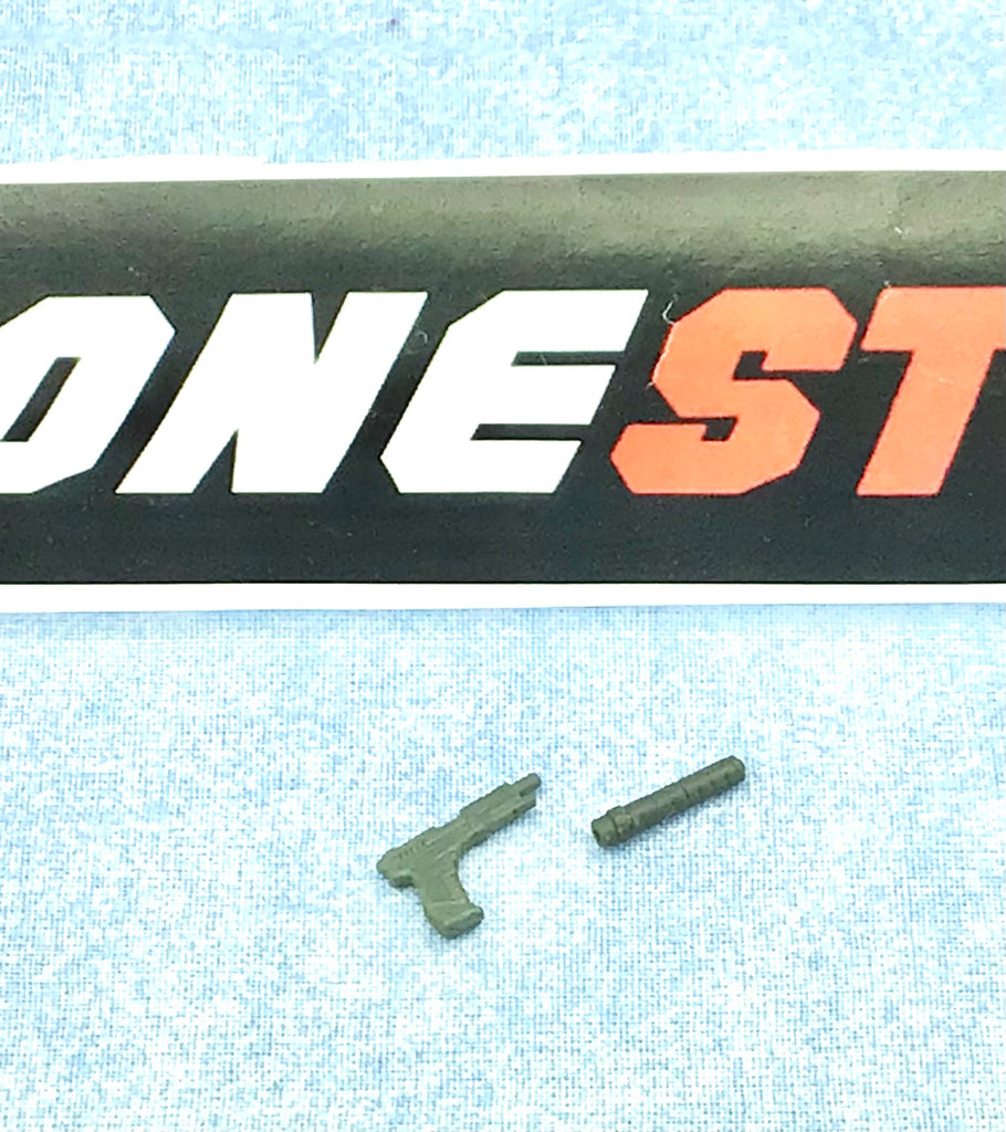 2011 30TH ANNIVERSARY LAW V6 PISTOL GUN W/ SILENCER SUPPRESSOR ACCESSORY PART CUSTOMS