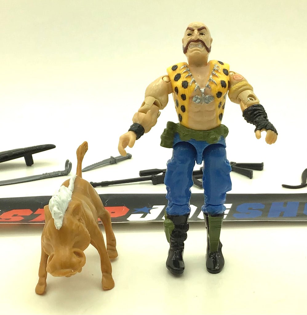1989 VINTAGE ARAH G.I. JOE COBRA DREADNOK GNAWGAHYDE V1 DREADNOK LOOSE 100% COMPLETE (d)