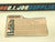 1982 VINTAGE ARAH G.I. JOE ROCK ‘N ROLL V1 FILE CARD (m)