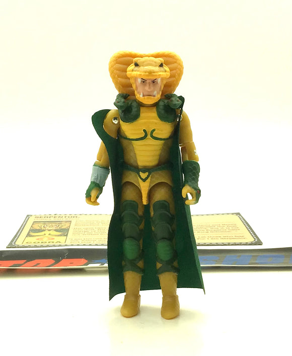 2025 SUPER7 REACTION+ G.I. JOE COBRA SERPENTER O-RING LOOSE 100% COMPLETE + F/C