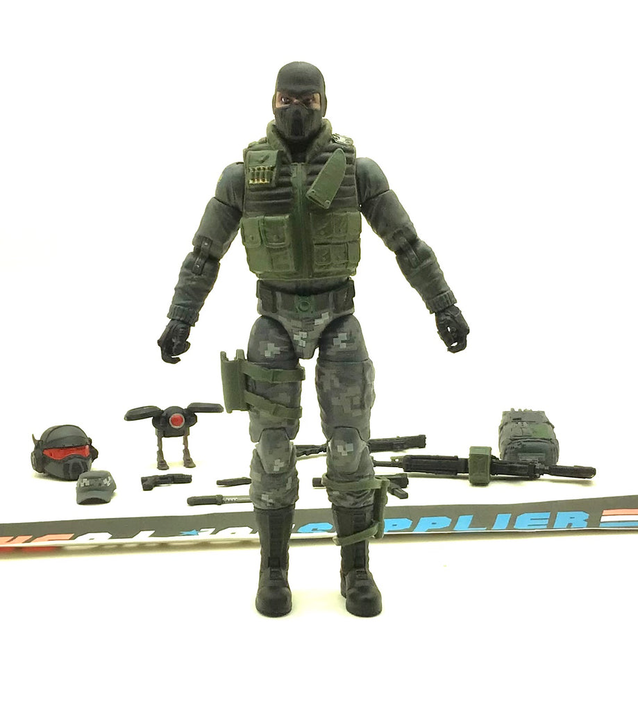 2024 CLASSIFIED G.I. JOE NIGHT FORCE SHOCKWAVE #127 NIGHT PURSUIT CYCLE DRIVER 6" FIGURE WAL-MART EXCLUSIVE LOOSE 100% COMPLETE