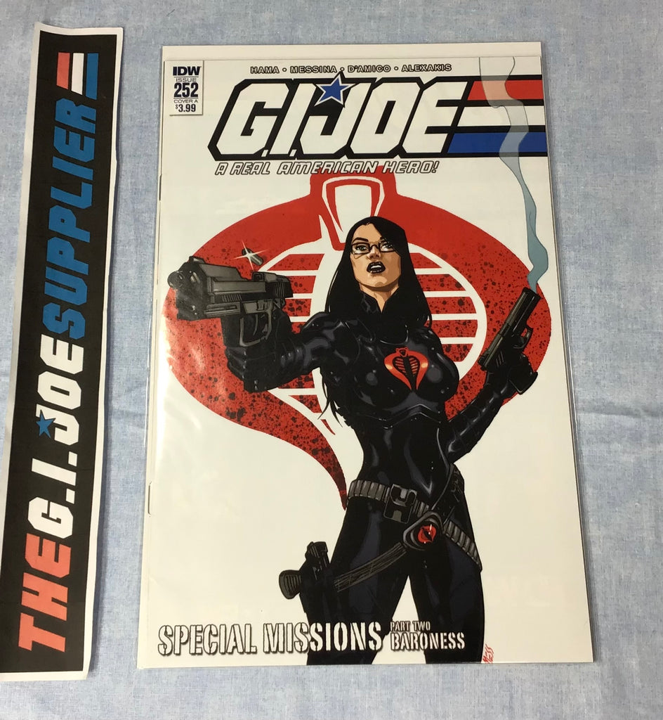 IDW PUBLISHING G.I. JOE A REAL AMERICAN HERO (2010-2022) ISSUE #252 [COVER A MESSINA] COMIC BOOK MAY 2018 HIGH GRADE