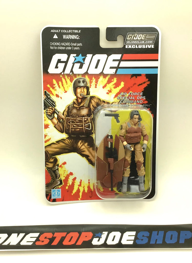2013 FSS 2.0 G.I. JOE BARREL ROLL V4 AIR FORCE SPECIAL OPS COMMAND GI JOE COLLECTORS CLUB EXCLUSIVE NEW SEALED