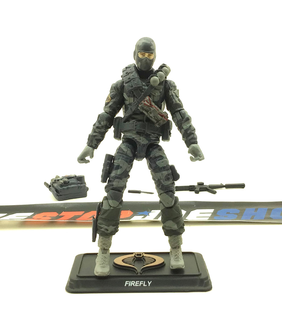 2015 50TH ANNIVERSARY G.I. JOE COBRA FIREFLY V28 SNEAK ATTACK PACK LOOSE 100% COMPLETE NO F/C