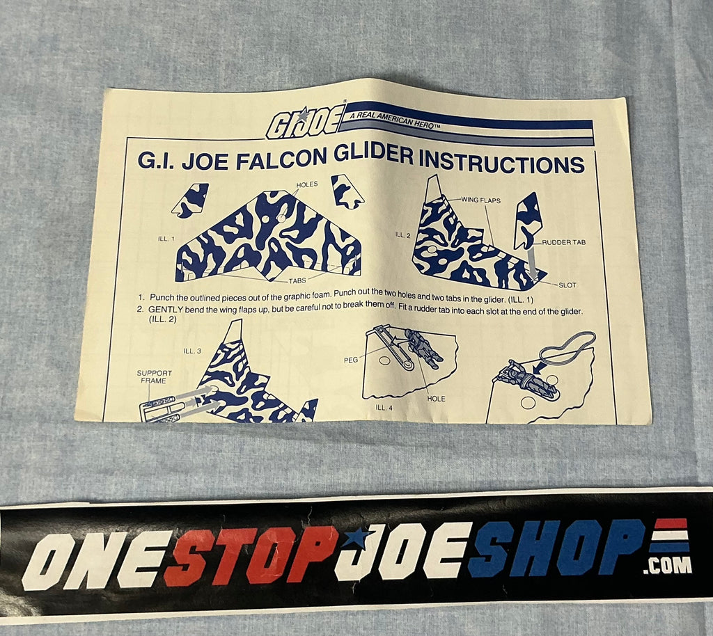 1983 VINTAGE ARAH FALCON ATTACK GLIDER BLUEPRINTS