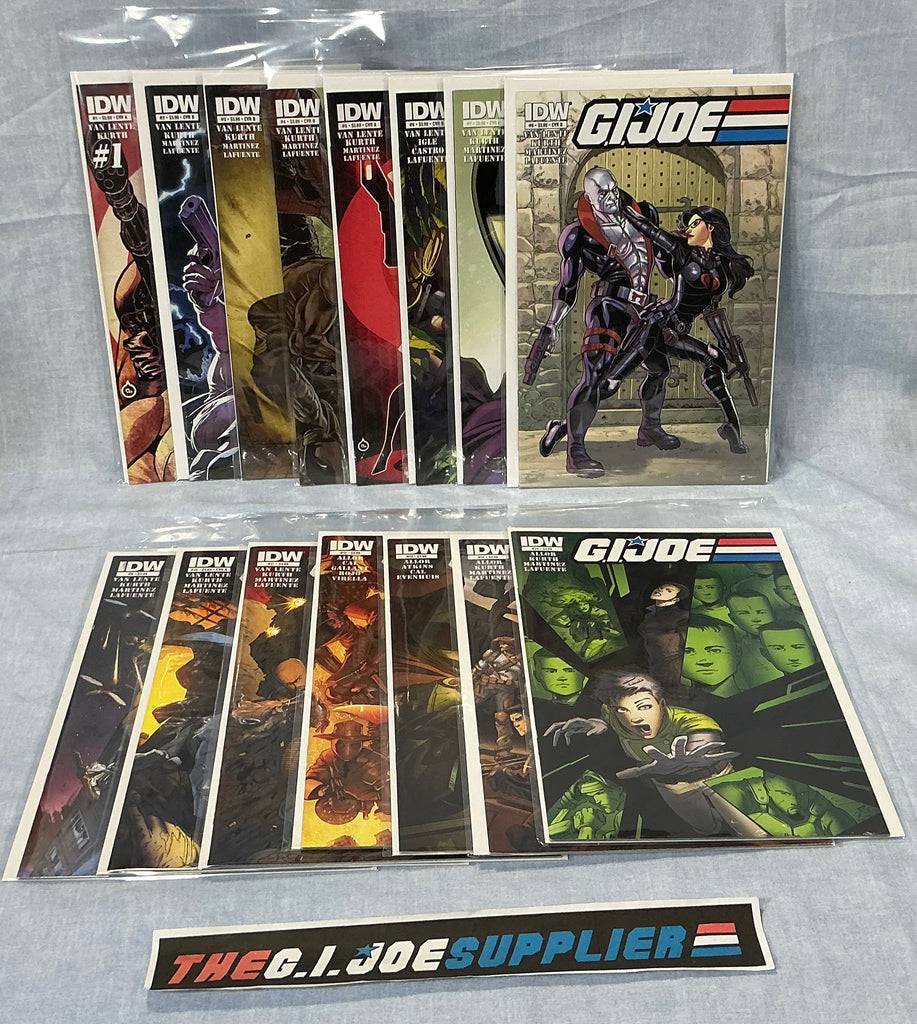 IDW PUBLISHING G.I. JOE V3 (2013-2014) ISSUES #1-15 COMPLETE SERIES SET COMIC BOOK BUNDLE (b)