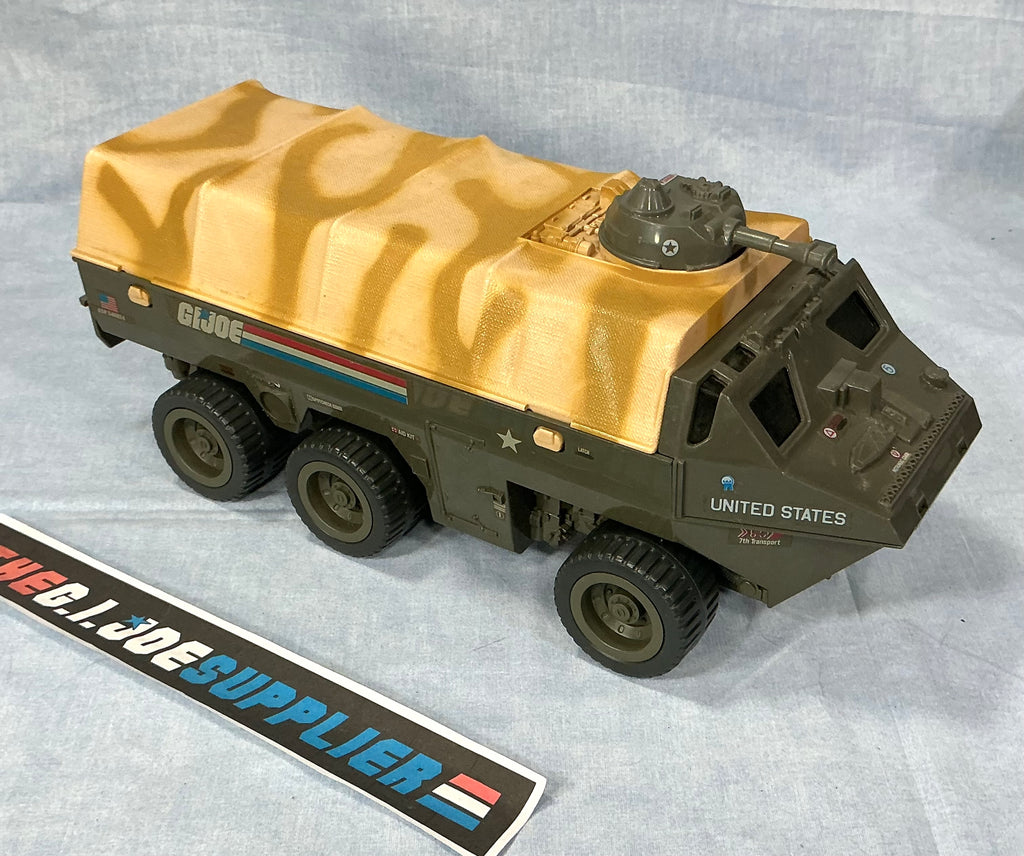 1983 VINTAGE ARAH G.I. JOE A.P.C. APC AMPHIBIOUS PERSONNEL CARRIER VEHICLE LOOSE 100% COMPLETE (j)