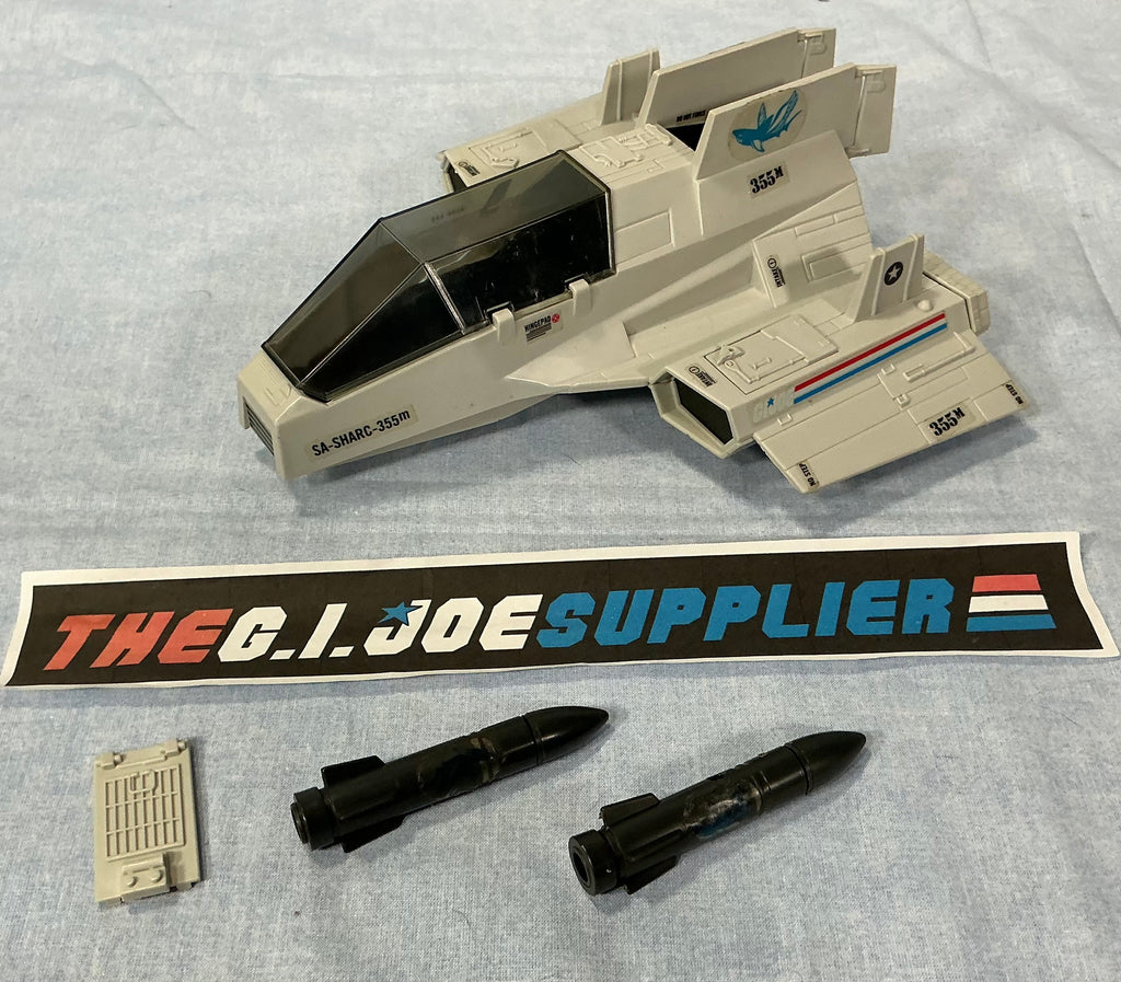 1984 ARAH G.I. JOE S.H.A.R.C. SHARC SUBMERSIBLE HIGH-ATTACK AND RECONNAISSANCE CRAFT VEHICLE ONLY LOOSE 100% COMPLETE (b)