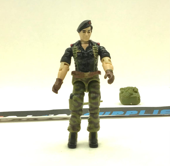 1985 VINTAGE ARAH G.I. JOE FLINT V1 WARRANT OFFICER LOOSE 100% COMPLETE (g)