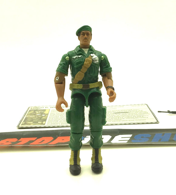 2006 DTC G.I. JOE LONZO R. WILKINSON STALKER V1 RANGER COMIC PACK LOOSE 100% COMPLETE + F/C (b)