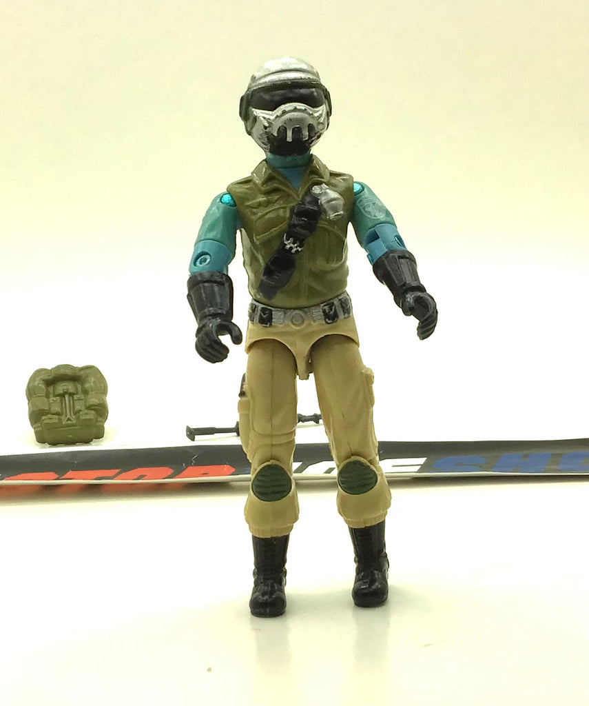 1989 VINTAGE ARAH G.I. JOE STEEL BRIGADE V1D GI JOE TROOPER LOOSE 100% COMPLETE W/O PATCH