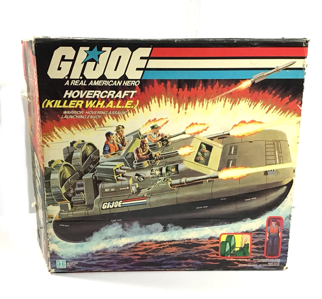 1984 VINTAGE ARAH G.I. JOE W.H.A.L.E. WHALE HOVERCRAFT VEHICLE BOX ONLY