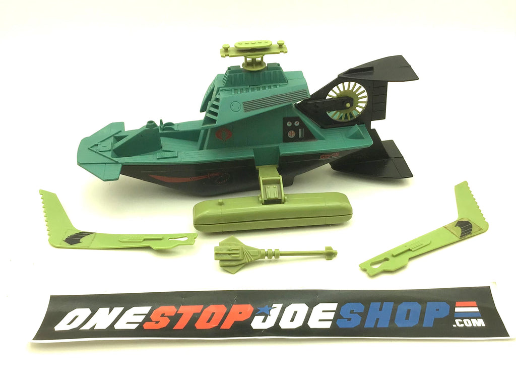 1986 VINTAGE ARAH COBRA DREADNOK SWAMPFIRE VEHICLE LOOSE 100% COMPLETE (d)