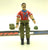 1985 VINTAGE ARAH G.I. JOE BAZOOKA V1 MISSILE SPECIALIST LOOSE 100% COMPLETE (b)