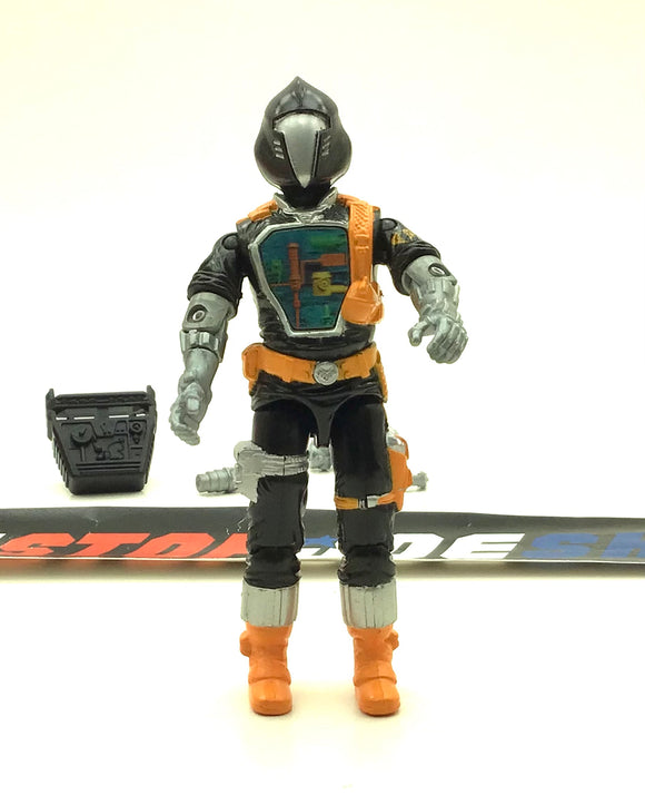 1986 VINTAGE ARAH G.I. JOE COBRA B.A.T. V1 BAT BATTLE ANDROID TROOPER LOOSE 100% COMPLETE ORANGE (a)