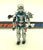 1987 VINTAGE ARAH G.I. JOE COBRA COMMANDER V3 BATTLE ARMOR LOOSE 100% COMPLETE (d)