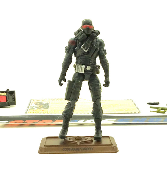 2009 25TH ANNIVERSARY G.I. JOE COBRA FIREFLY V18 HALL OF HEROES 2 OF 10 INTERNET EXCLUSIVE LOOSE 100% COMPLETE + F/C