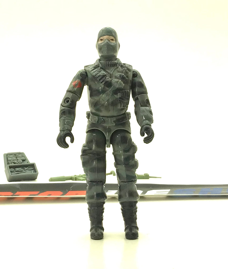 1984 VINTAGE ARAH G.I. JOE COBRA FIREFLY V1 SABOTEUR LOOSE 100% COMPLETE (e)