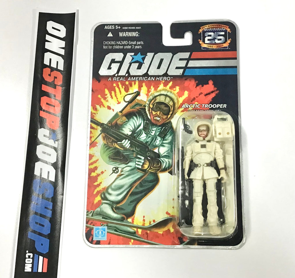 2008 25TH ANNIVERSARY G.I. JOE SNOW JOB V3 WAVE 5 NEW SEALED FOIL CARD