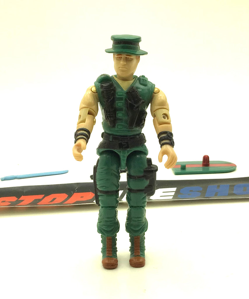 1988 VINTAGE ARAH G.I. JOE MUSKRAT V1 SWAMP FIGHTER LOOSE 100% COMPLETE (d)