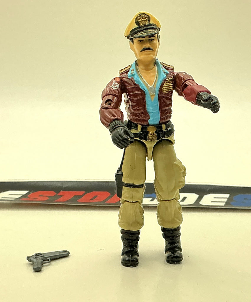 1985 VINTAGE ARAH G.I. JOE KEEL-HAUL V1 U.S.S FLAGG ADMIRAL LOOSE 100% COMPLETE (b)