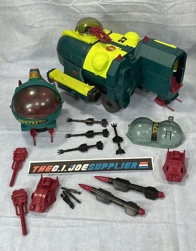 1988 VINTAGE ARAH G.I. JOE COBRA BUGG VEHICLE ONLY LOOSE 100% COMPLETE (b)