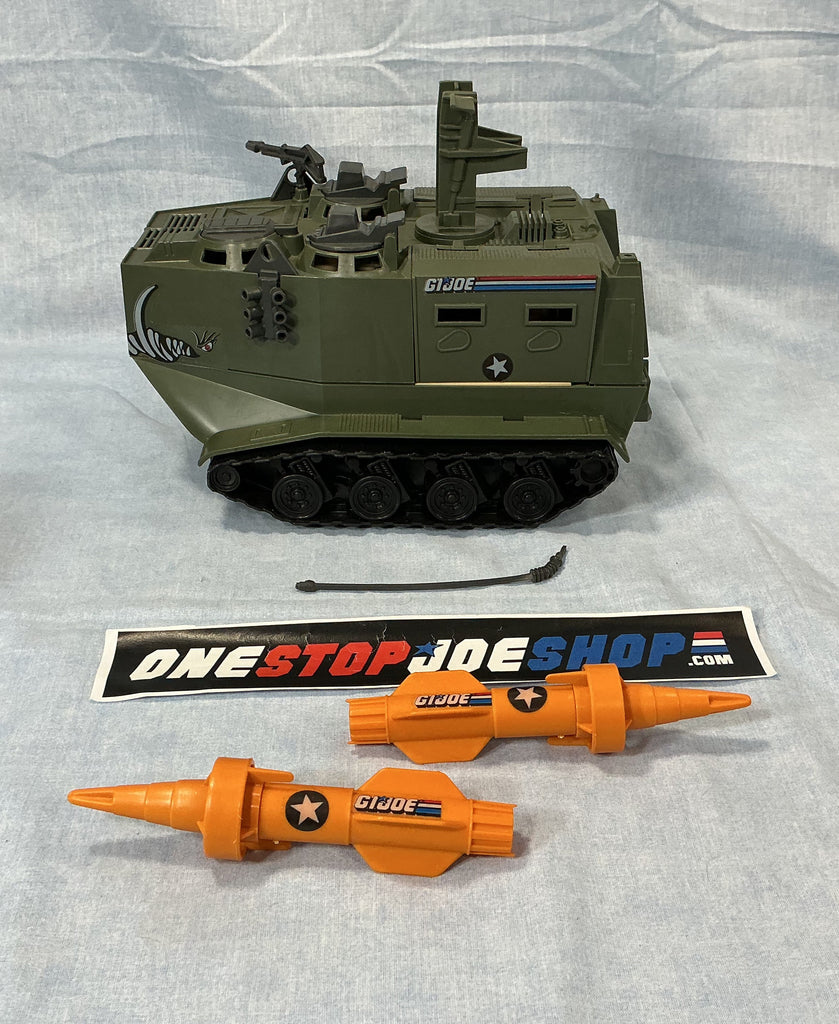1988 VINTAGE ARAH G.I. JOE WARTHOG A.I.F.V. VEHICLE ONLY LOOSE 100% COMPLETE (f)