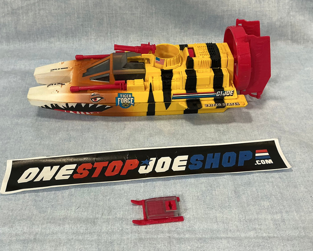 1988 VINTAGE ARAH G.I. JOE TIGER SHARK TIGER FORCE VEHICLE LOOSE 100% COMPLETE (c)