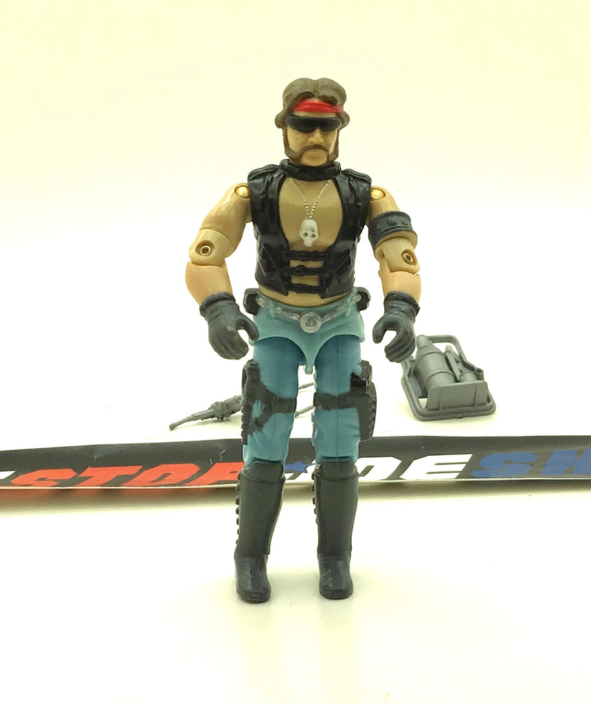 1985 VINTAGE ARAH G.I. JOE DREADNOK TORCH V1 LOOSE 100% COMPLETE (e)