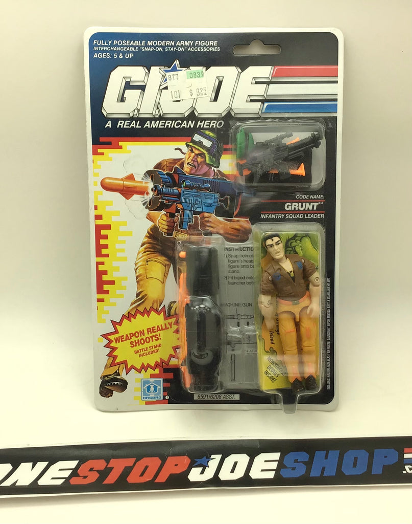 1991 VINTAGE ARAH G.I. JOE GRUNT V3 INFANTRY SQUAD LEADER NEW SEALED