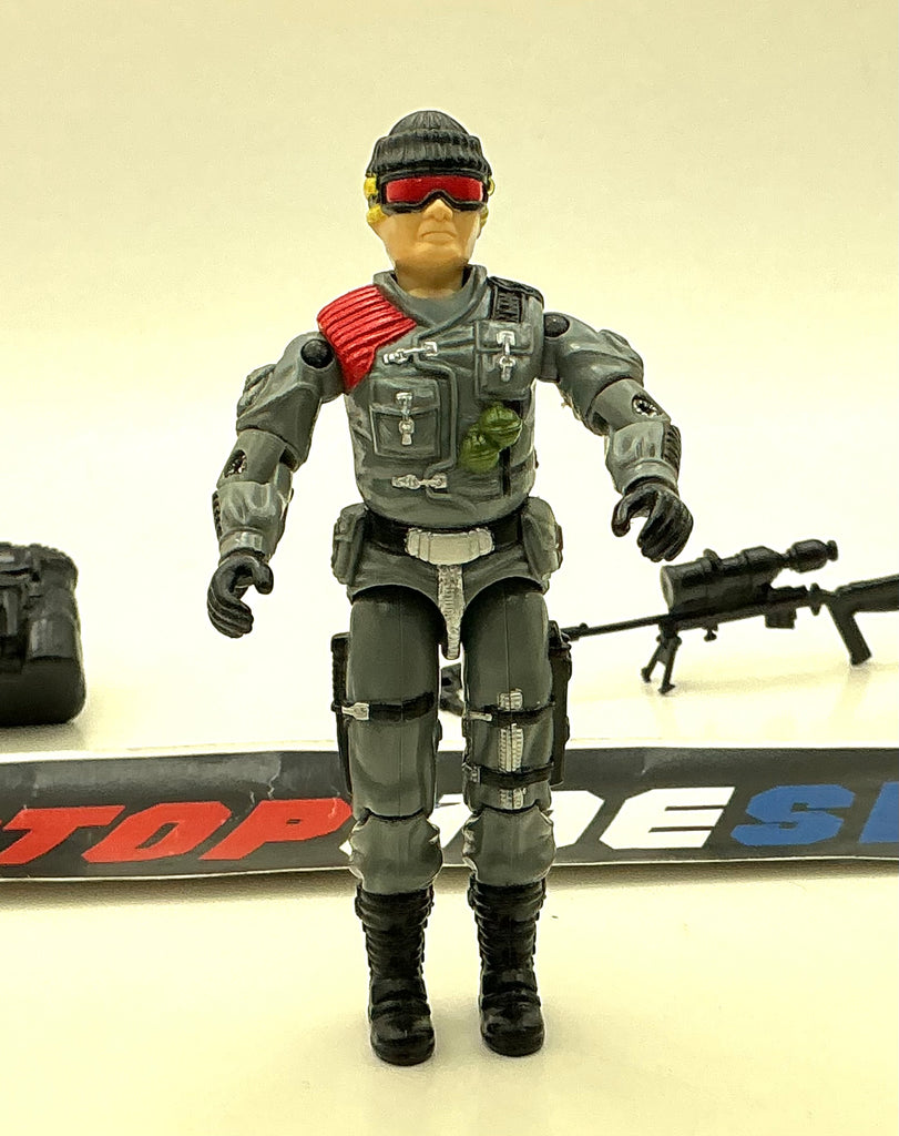 1986 VINTAGE ARAH G.I. JOE LOW LIGHT V1 NIGHT SPOTTER LOOSE 100% COMPLETE (d)