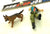 1987 VINTAGE ARAH G.I. JOE LAW & ORDER V1 M.P. & K-9 LOOSE 100% COMPLETE (d)