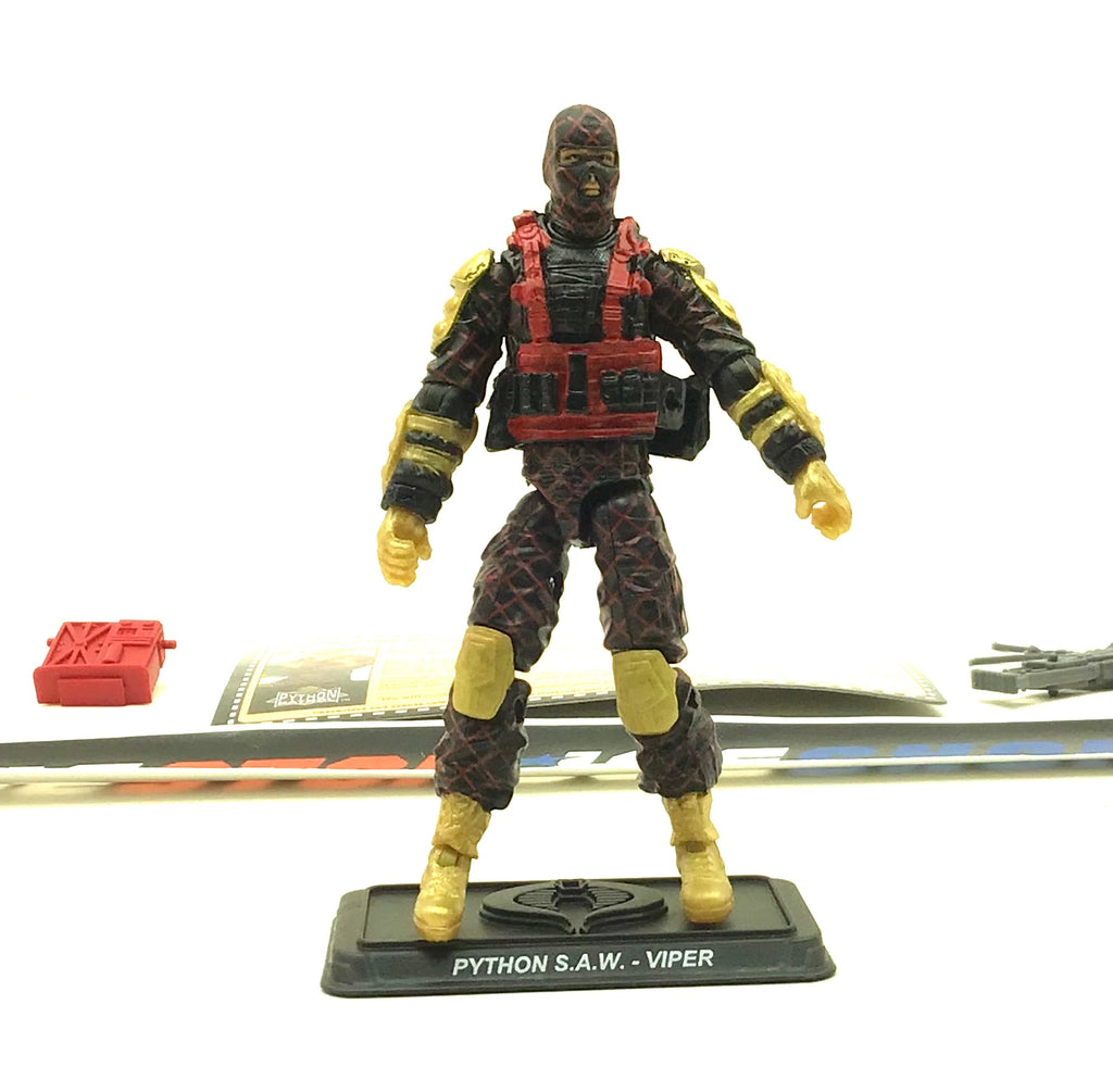 Python Patrol Joecon 2018 JOECON G.I. JOE COBRA PYTHON PATROL S.A.W. SAW VIPER V6 HEAVY MAC ...