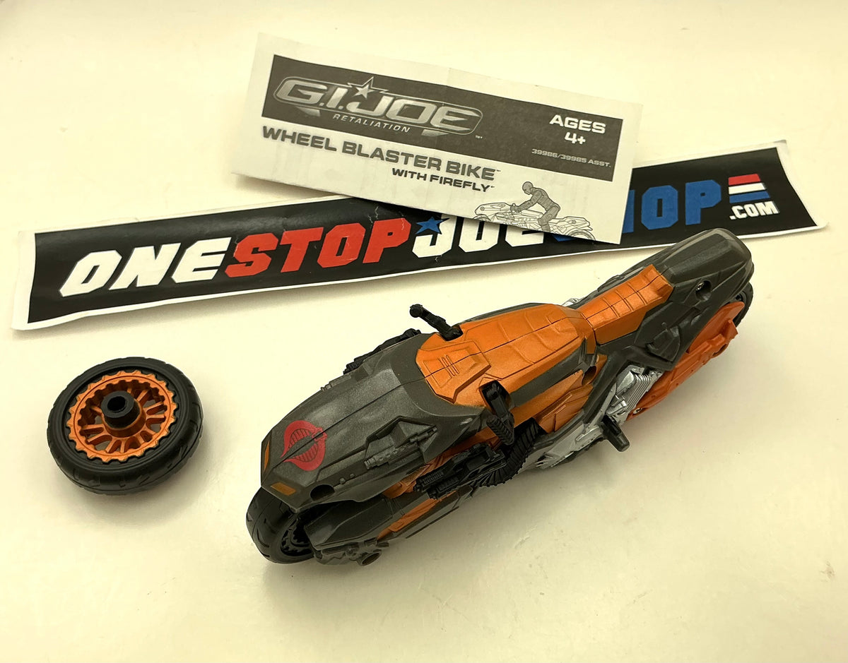 2013 RETALIATION G.I. JOE COBRA WHEEL BLASTER CYCLE ALPHA VEHICLE ONLY ...