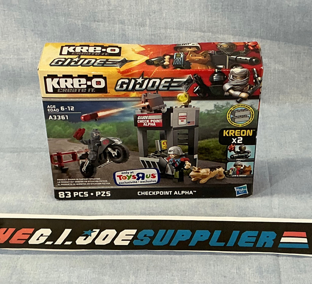 KRE-O A3361 G.I. JOE COBRA CHECKPOINT ALPHA SET NEW SEALED