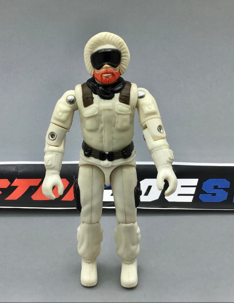 1983 VINTAGE ARAH G.I. JOE SNOW JOB V1 ARCTIC TROOPER LOOSE 100% COMPLETE (j)