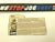 1983 VINTAGE ARAH G.I. JOE DOC V1 FILE CARD (k)