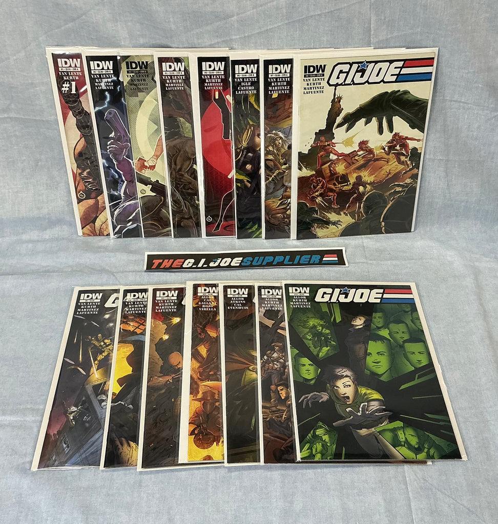 IDW PUBLISHING G.I. JOE V3 (2013-2014) ISSUES #1-15 COMPLETE SERIES SET COMIC BOOK BUNDLE
