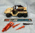 1988 VINTAGE ARAH G.I. JOE DESERT FOX 6 WD JEEP VEHICLE ONLY LOOSE 100% COMPLETE (d)