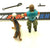 1987 VINTAGE ARAH G.I. JOE LAW & ORDER V1 M.P. & K-9 LOOSE 100% COMPLETE (d)