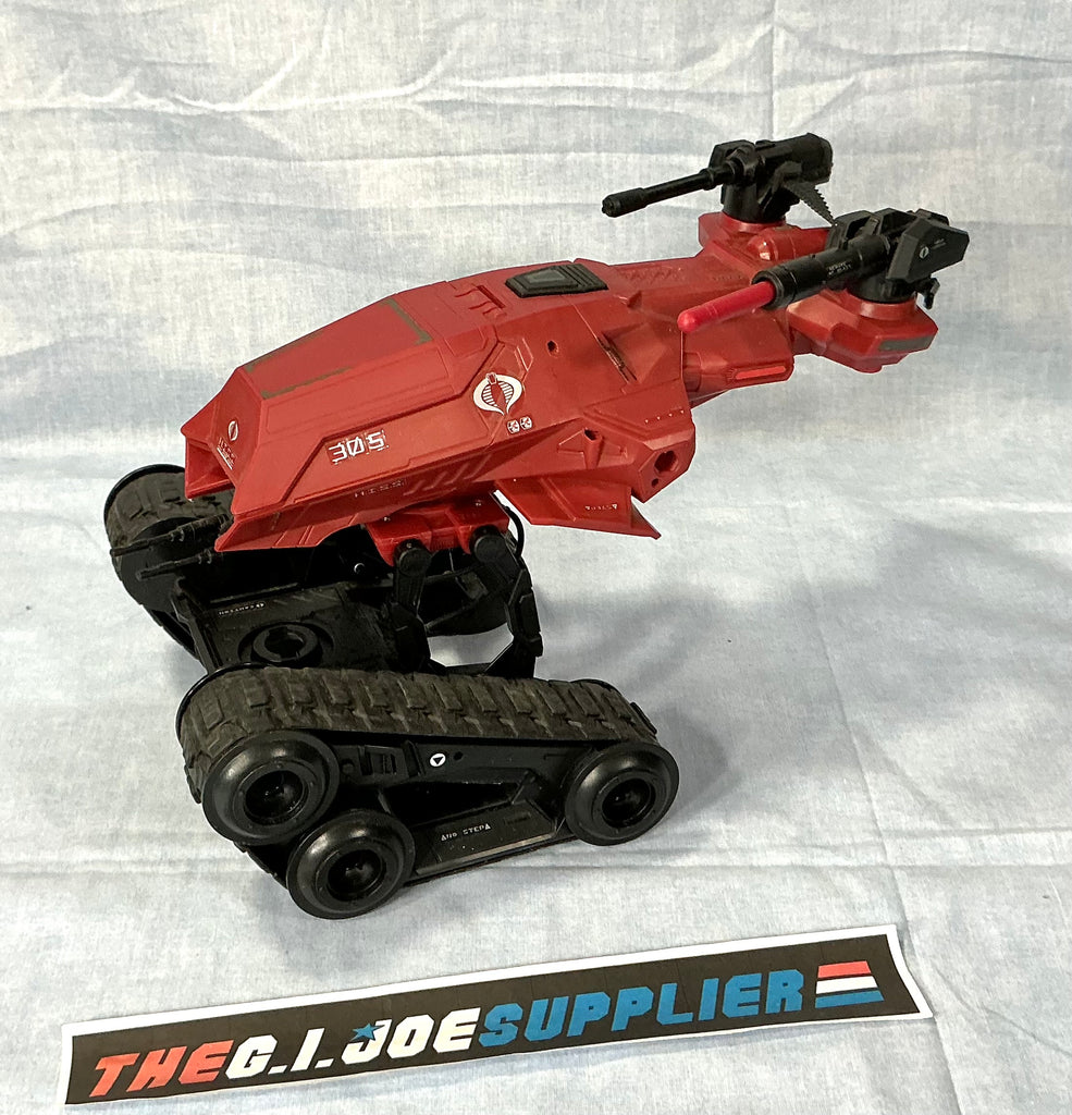 2011 30TH ANNIVERSARY G.I. JOE COBRA CRIMSON H.I.S.S. HISS TANK V5 BRAVO VEHICLE ONLY LOOSE 100% COMPLETE DECALS APPLIED