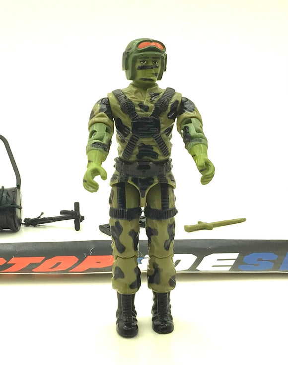 1988 VINTAGE ARAH G.I. JOE HIT AND RUN V1 LIGHT INFANTRYMAN LOOSE 100% COMPLETE (c)