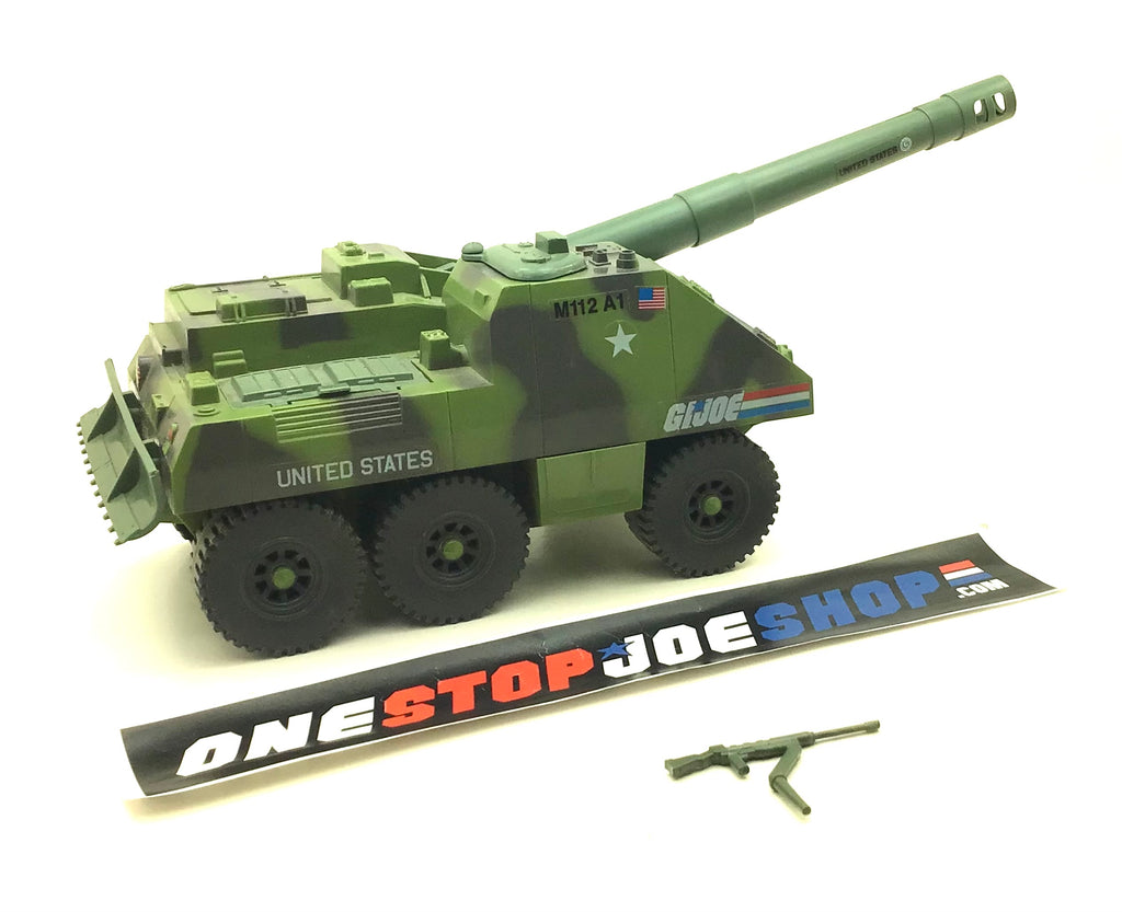 1984 ARAH G.I. JOE SLUGGER SELF PROPELLED CANNON VEHICLE ONLY LOOSE 100% COMPLETE (e)