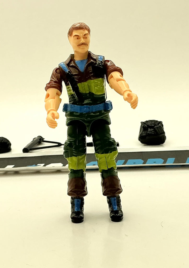 1989 VINTAGE ARAH G.I. JOE FOOTLOOSE V2 SGT. SLAUGHTER’S MARAUDER LOOSE 100% COMPLETE (e)